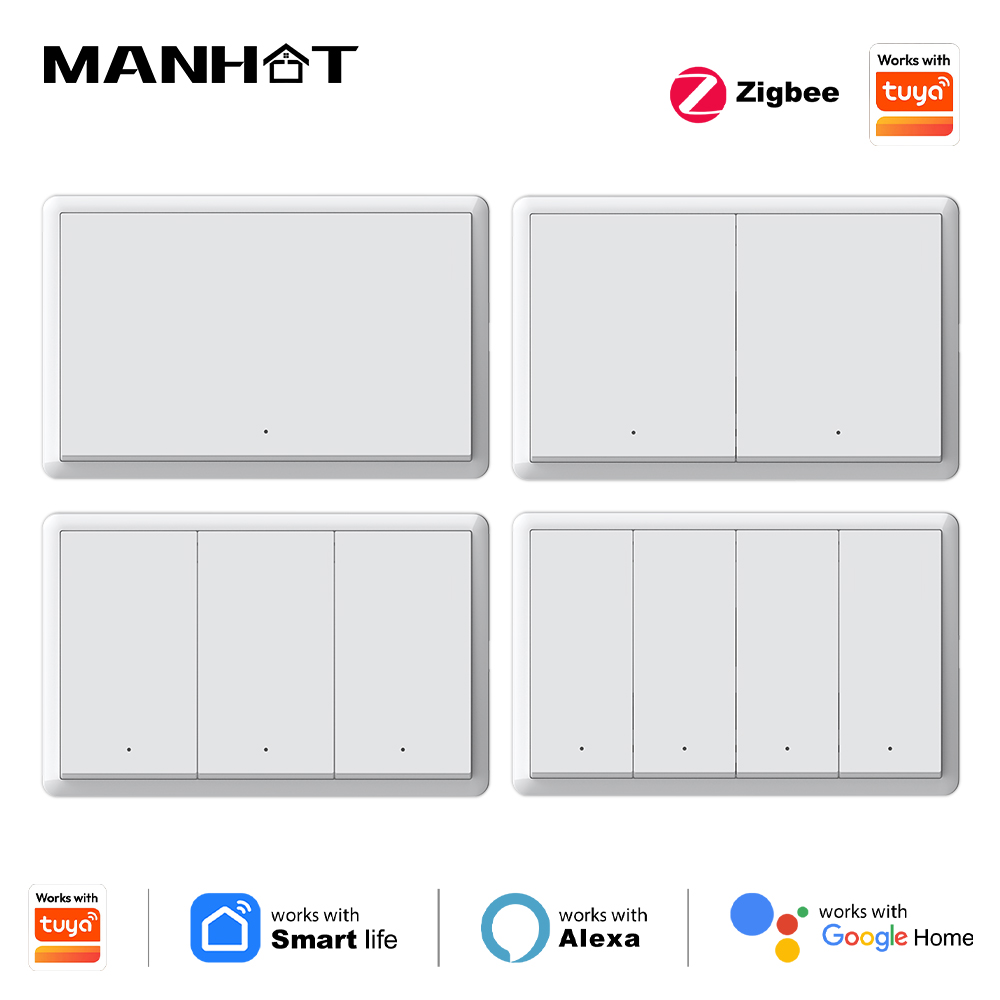 Smart Relay Tuya - Manhot Smart zigbee Switch No Neutral