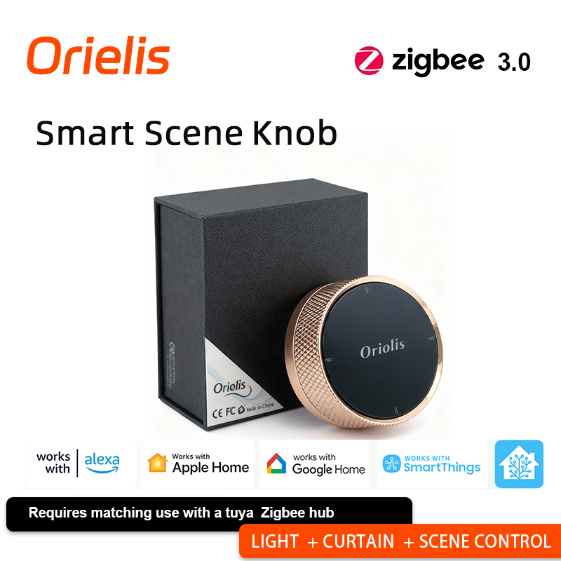 Smart Relay Tuya - ORIELIS Tuya Zigbee Smart Scene Knob