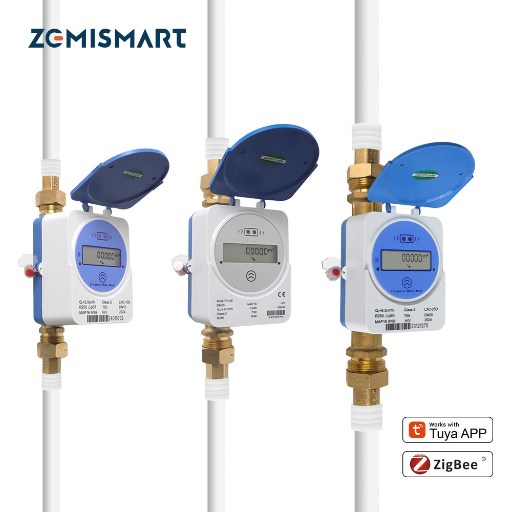 Home Assistant Tuya - Zemismart Zigbee Smart Ultrasonic Water Meter