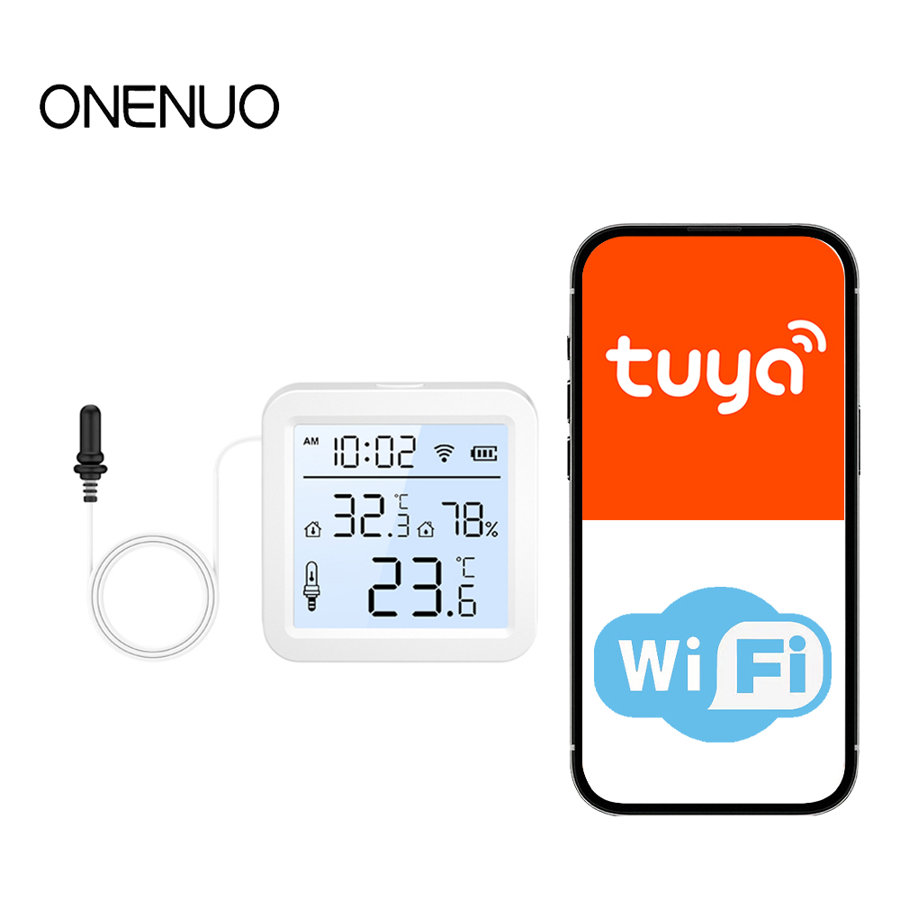 Tuya Smart - WiFi Humidity Temperature Sensor with External