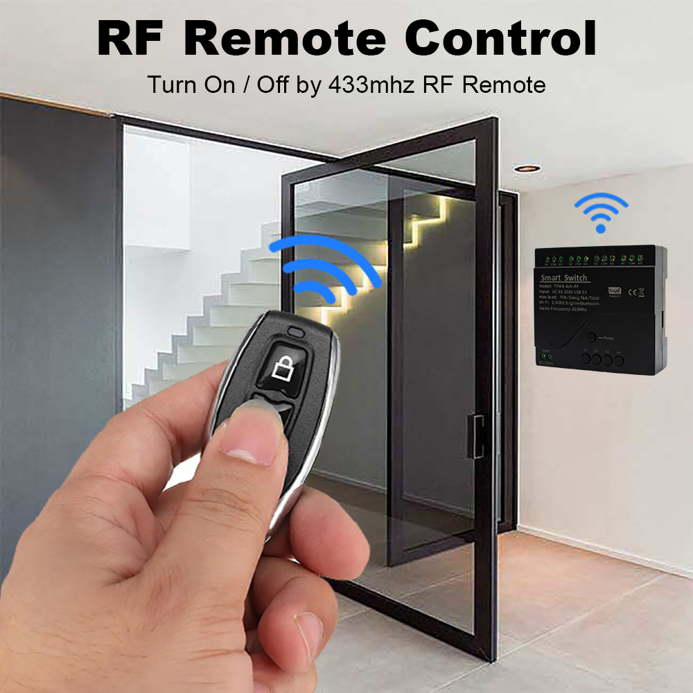 New 4CH Motor Smart Switch WIF - Tuya 4 Channel review and price