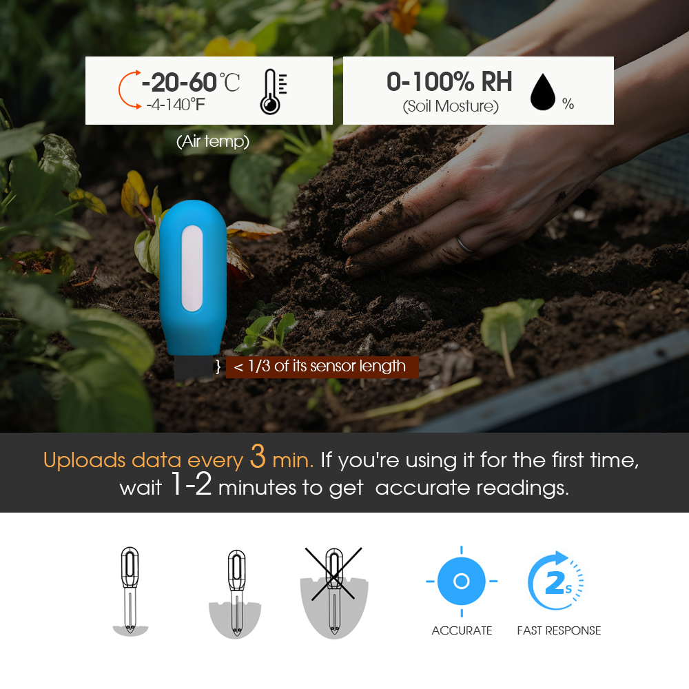 1PCS Tuya Zigbee Soil Sensor H - Home Assistant Tuya review and price