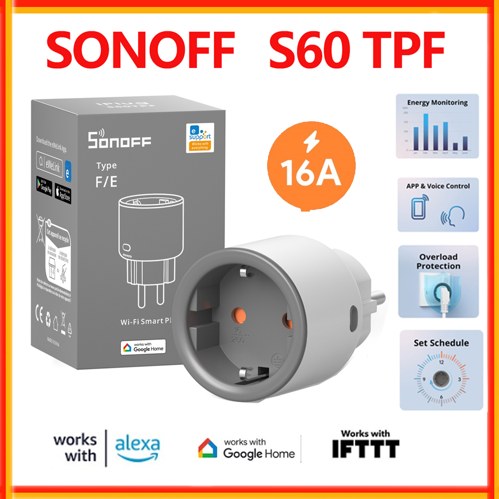 SONOFF S60 TPF EU Wifi Smart P - Sonoff Basic review and price