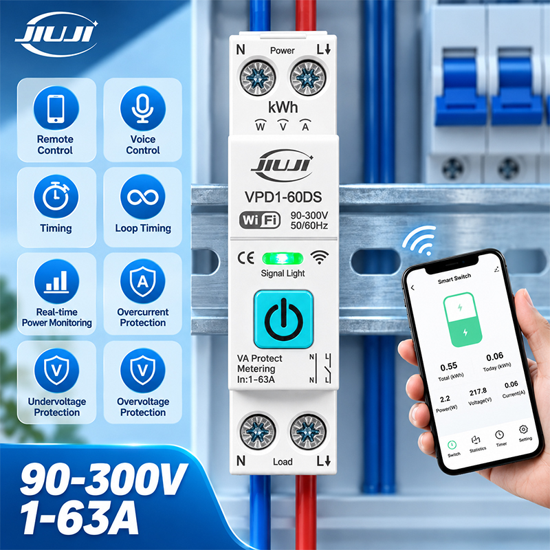 Smart WiFi DIN Rail Switch 1P  - Smart Relay Tuya review and price