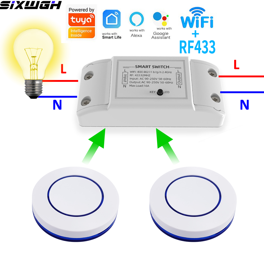 16A WiFi Tuya Smart Switch Wir - Smart Relay Tuya review and price