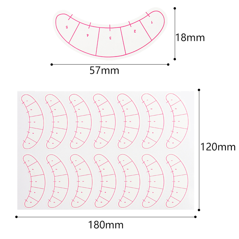70 Pairs Eyelash Mapping Stick - Tasmota review and price