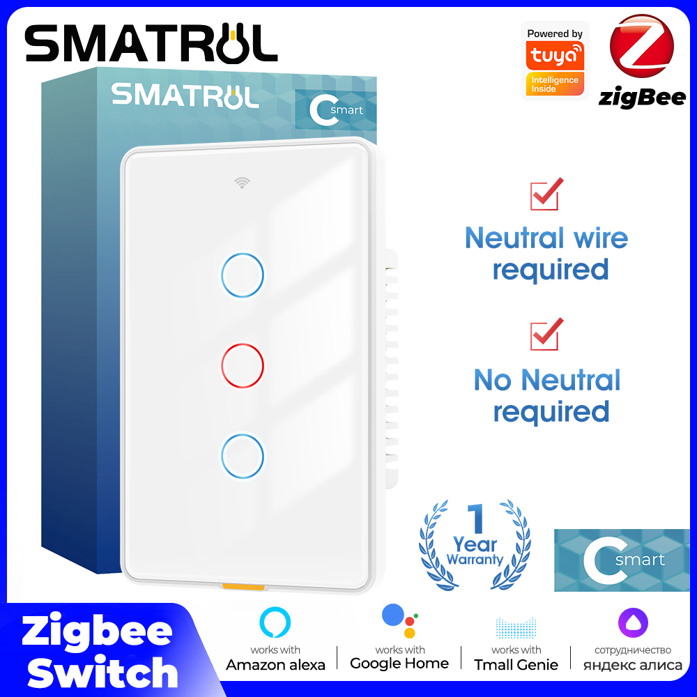 Tuya Zigbee Smart Light Touch  - Smart Relay Tuya review and price