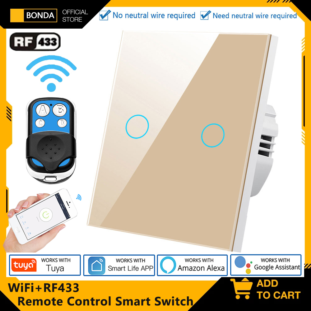 Tuya EU WiFi+RF433 Smart Remot - Smart Relay Tuya review and price