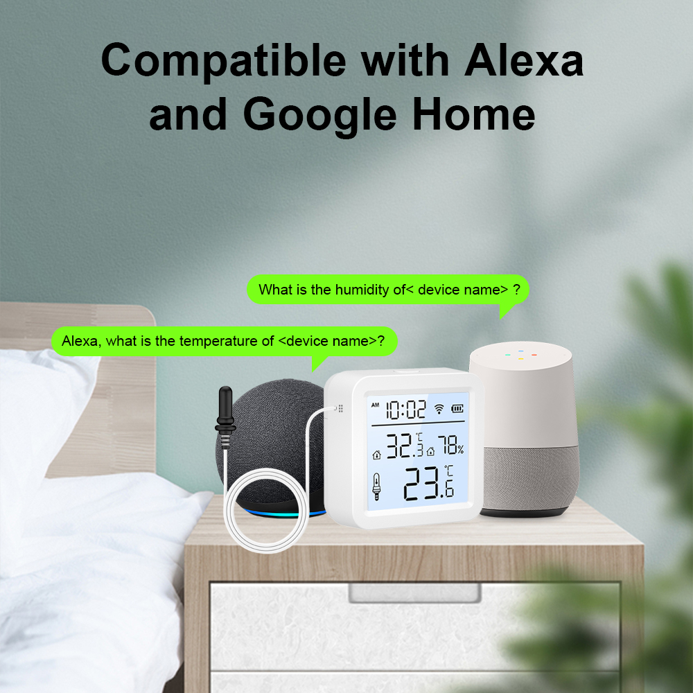 WiFi Humidity Temperature Sens - Tuya Smart review and price