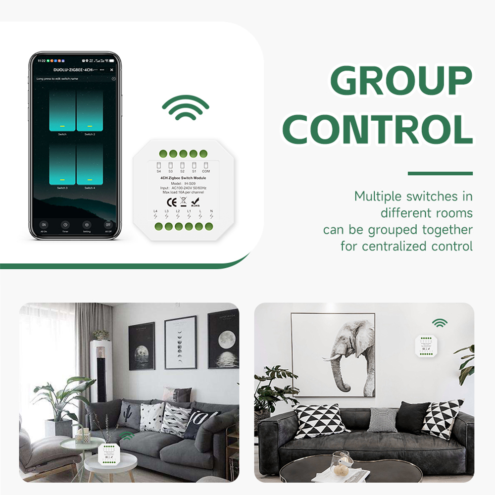 Tuya ZigBee Smart Switch Modul - Tuya 4 Channel review and price